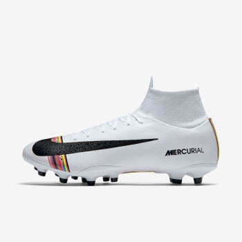 Nike Superfly 6 Pro AG-Pro - Fodboldstøvler - Platin/Hvide/Sort | DK-61876